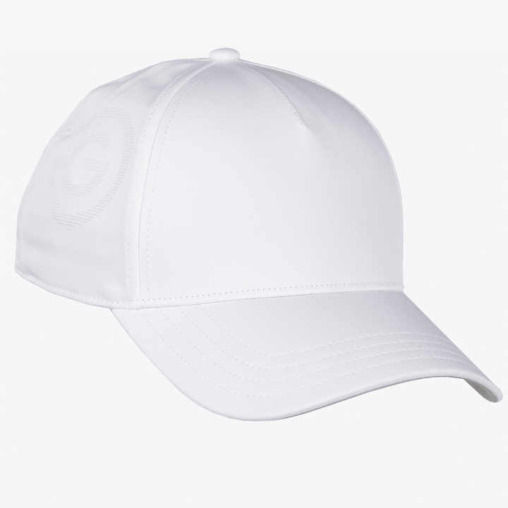 Sanford is a Lightweight solid golf cap in the color White(0)