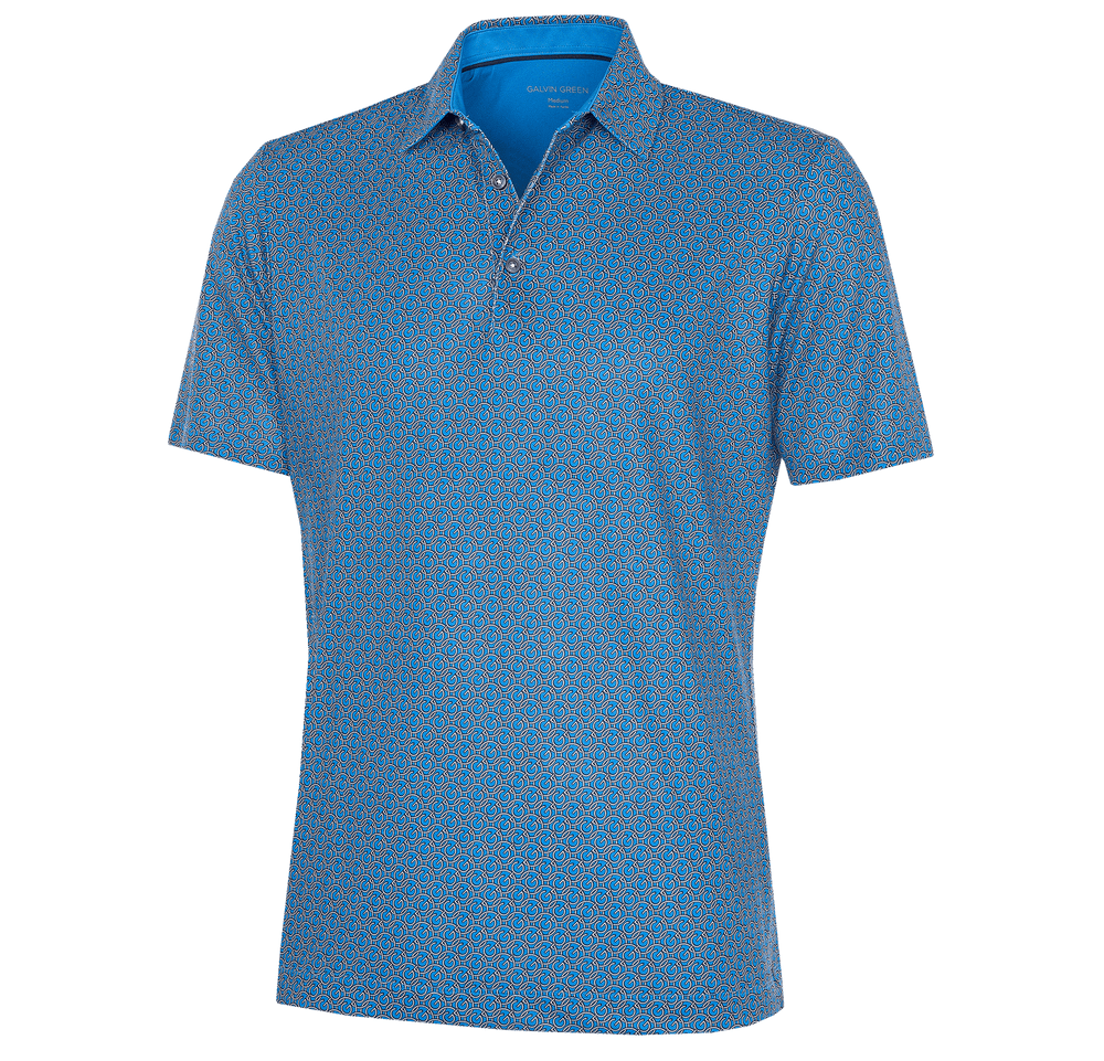 Mauro is a Breathable short sleeve shirt for Men in the color Blue Bell(0)