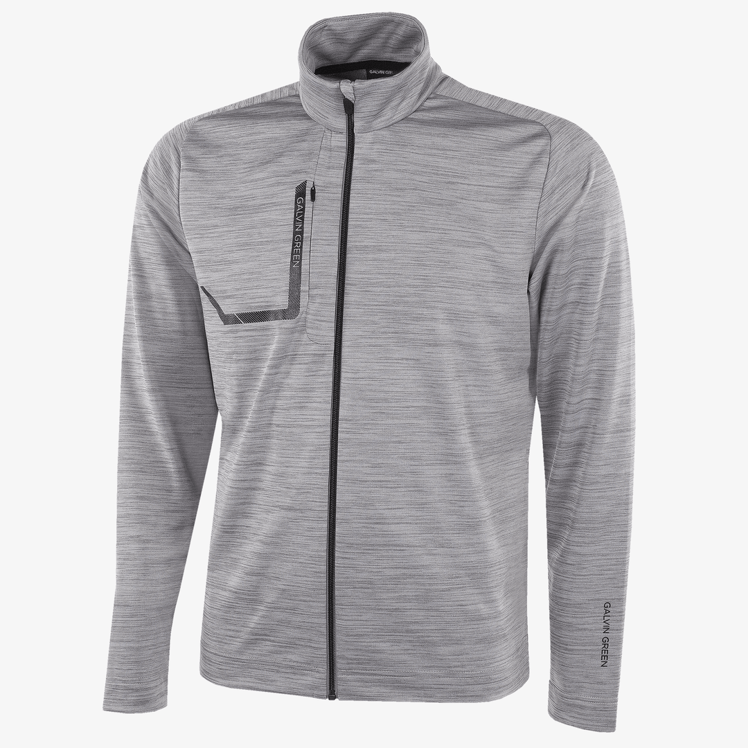 Dennis is a Insulating golf mid layer for Men in the color Cool Grey(0)