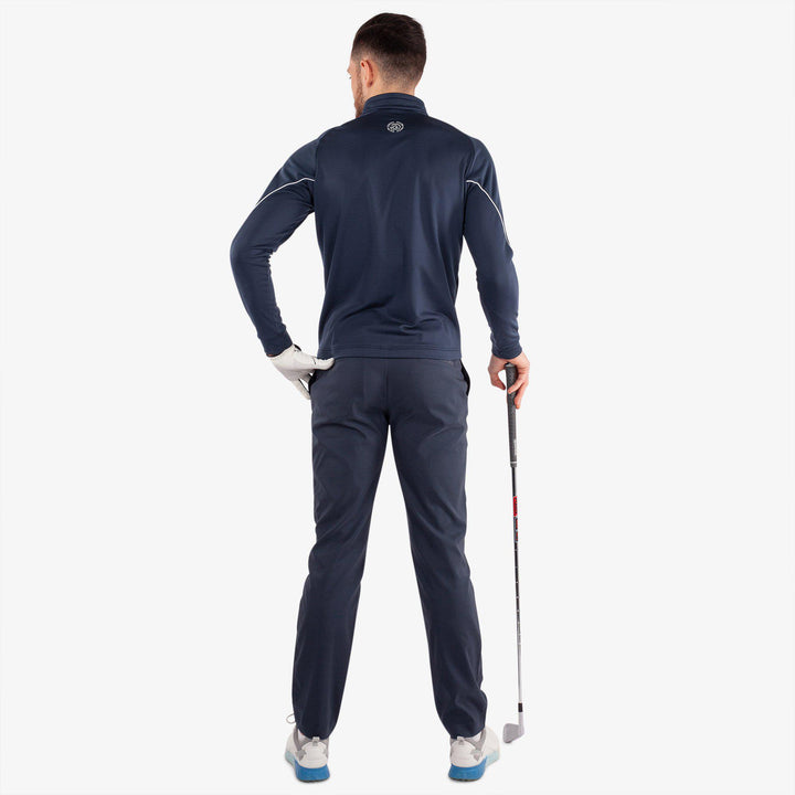 Daxton is a Insulating golf mid layer for Men in the color Navy/Ensign Blue/White(7)