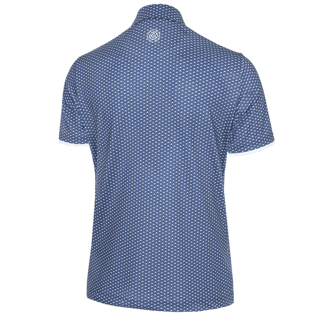 Mark is a Breathable short sleeve shirt for Men in the color Blue base(9)