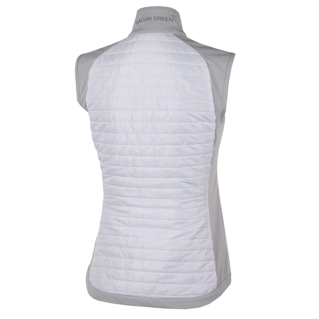 Lisa is a Windproof and water repellent vest for Women in the color White base(8)