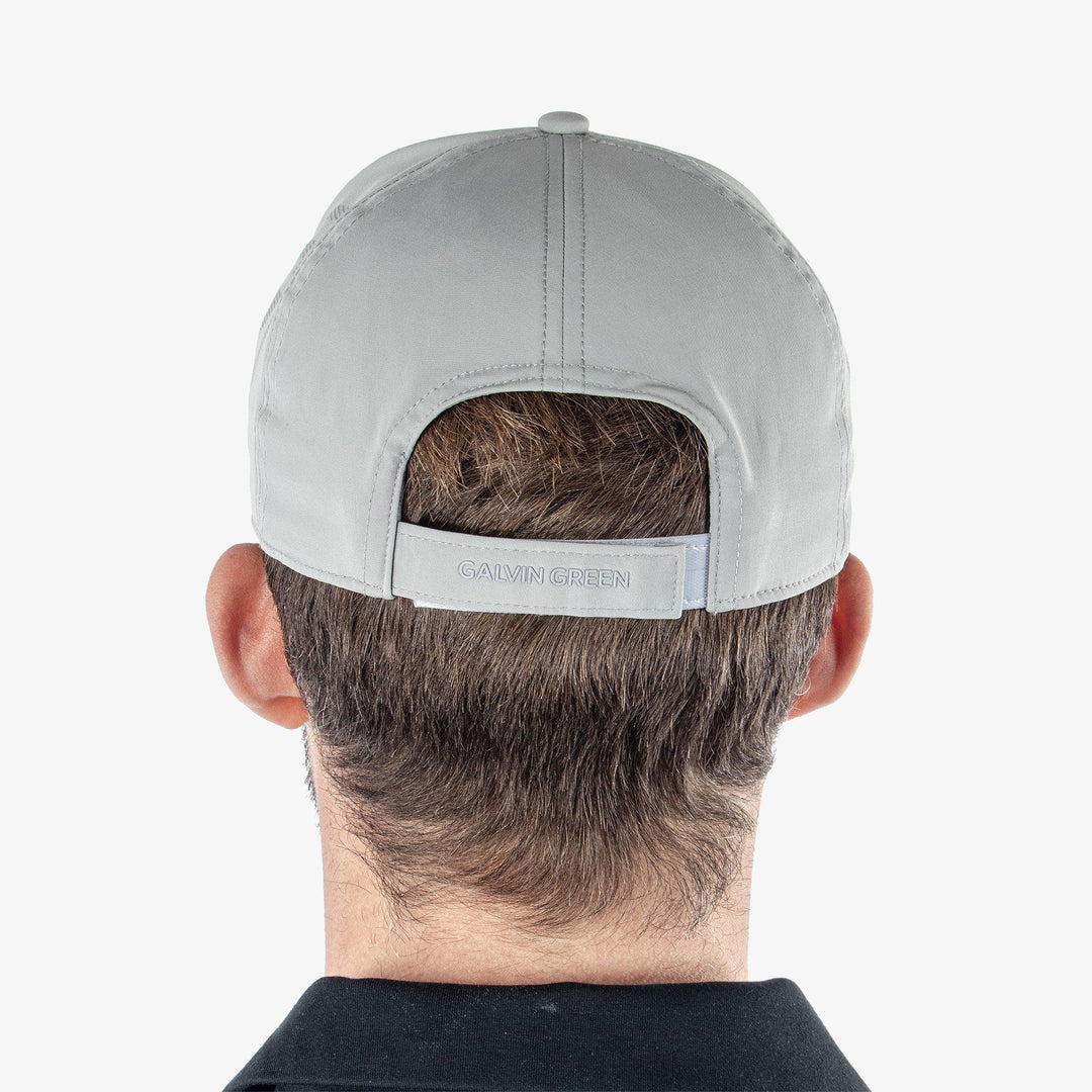 Sanford is a Lightweight solid golf cap in the color Cool Grey(4)