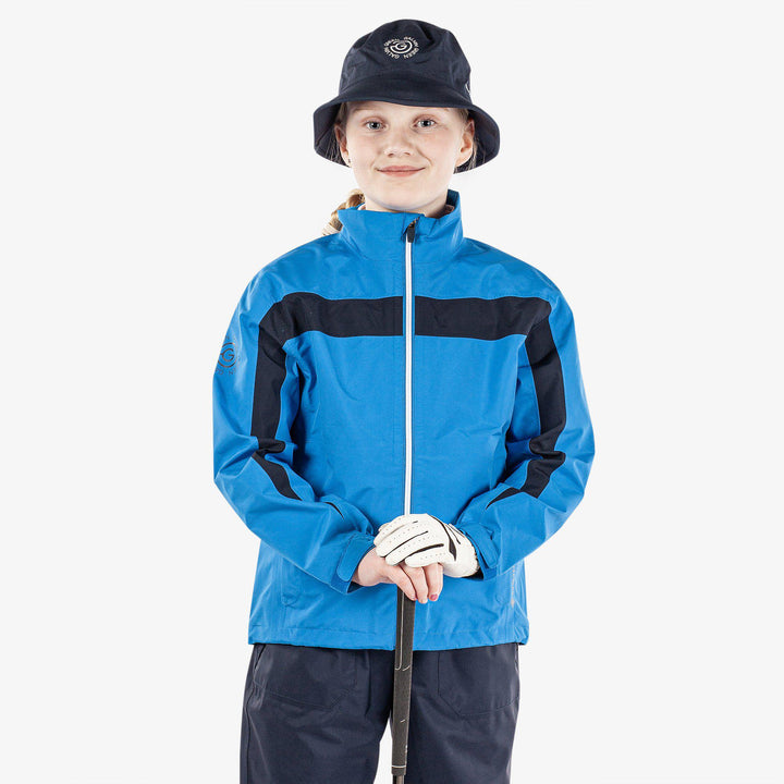 Robert is a Waterproof jacket for Juniors in the color Blue/Navy(1)