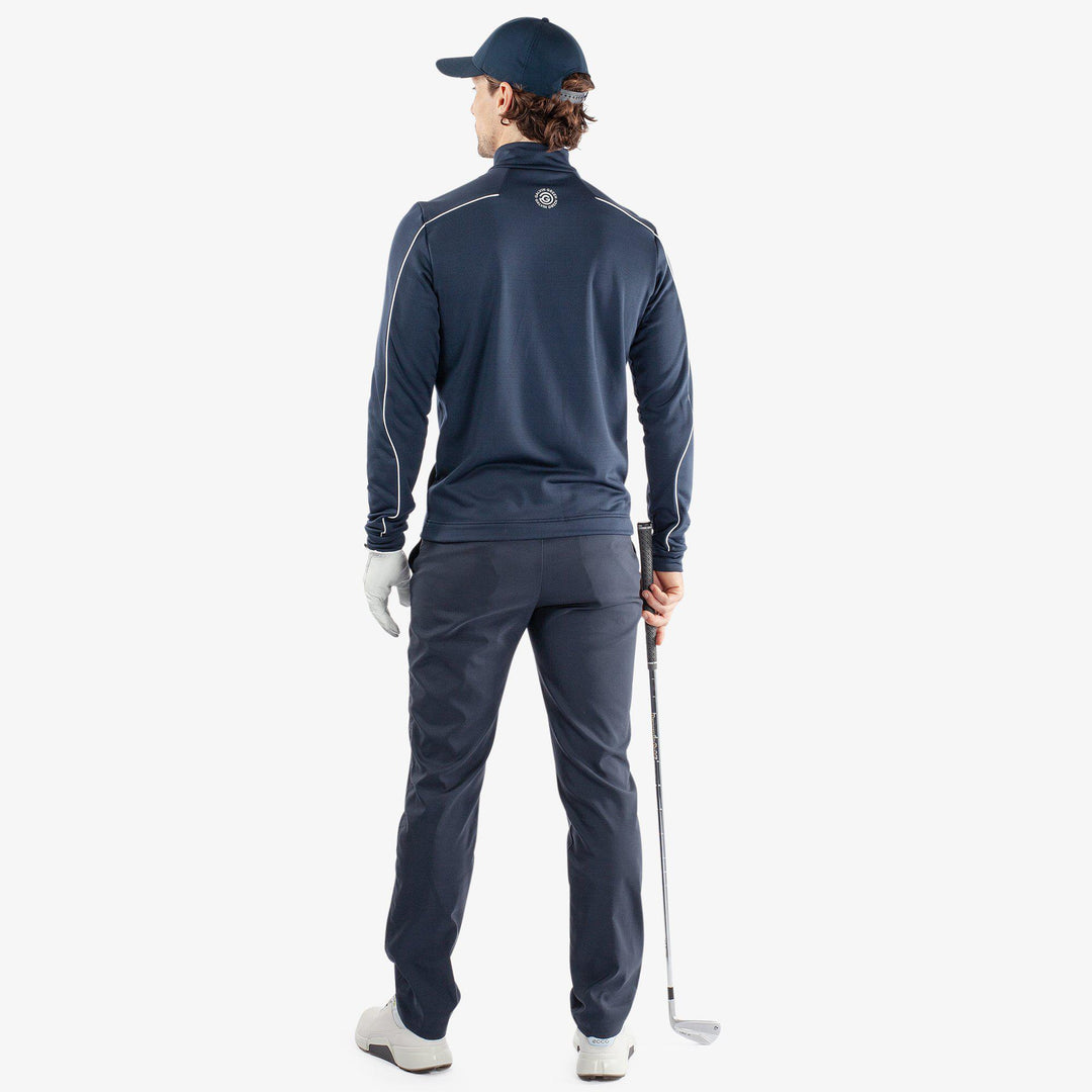 Dave is a Insulating golf mid layer for Men in the color Navy/White(7)