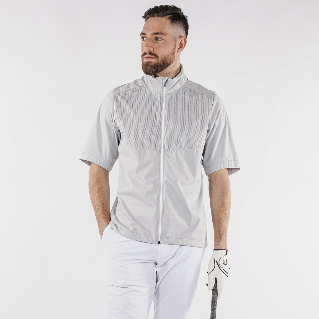 Livingston is a Windproof and water repellent short sleeve jacket for Men in the color Cool Grey(1)