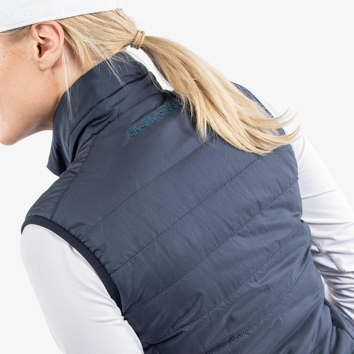 Lene is a Windproof and water repellent golf vest for Women in the color Navy(9)