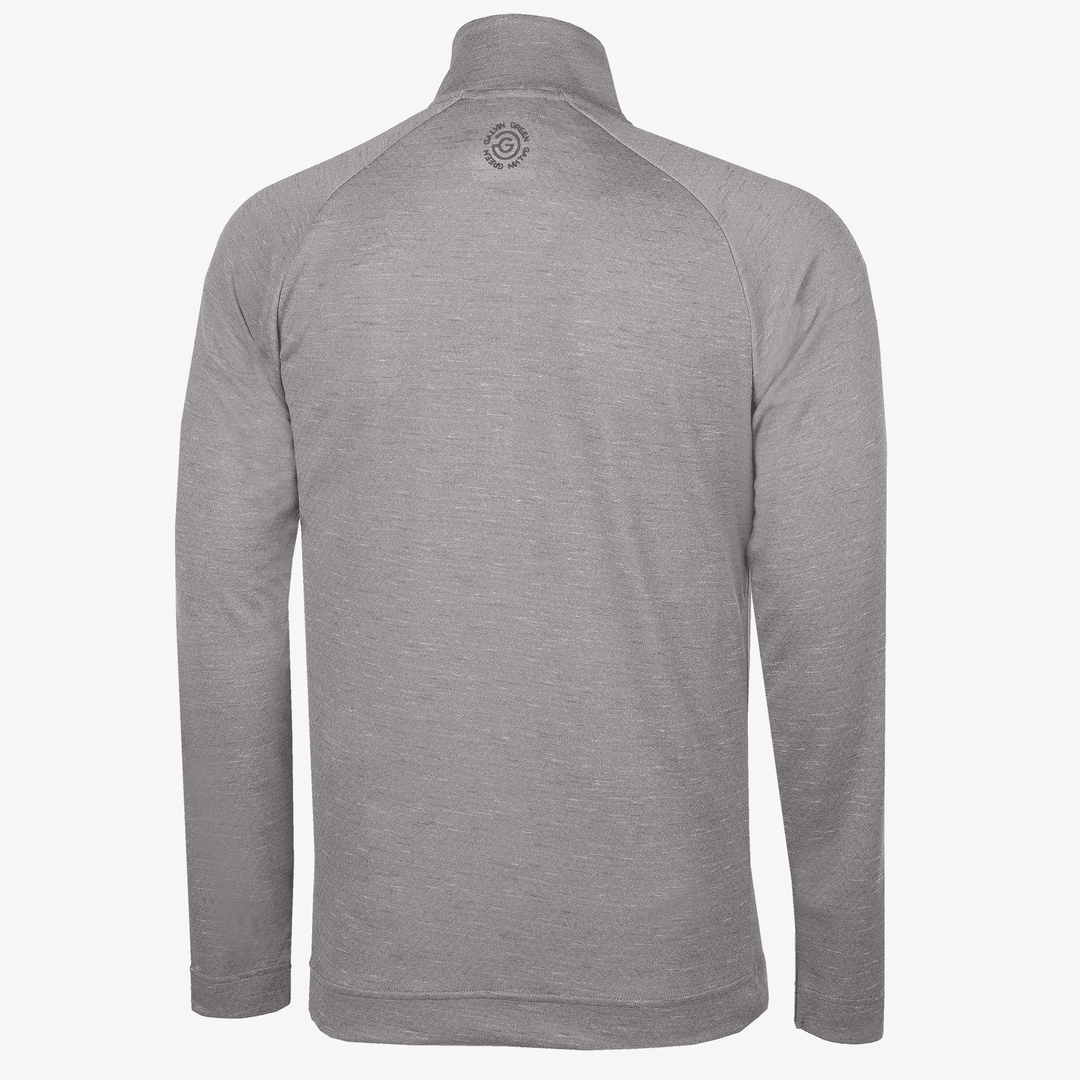 Dion is a Insulating golf mid layer for Men in the color Grey melange(7)