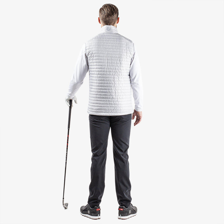 Leroy is a Windproof and water repellent golf vest for Men in the color Cool Grey(9)