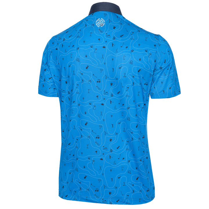 Miro is a Breathable short sleeve shirt for Men in the color Blue Bell(8)
