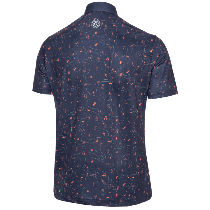 Miro is a Breathable short sleeve shirt for Men in the color Orange(8)