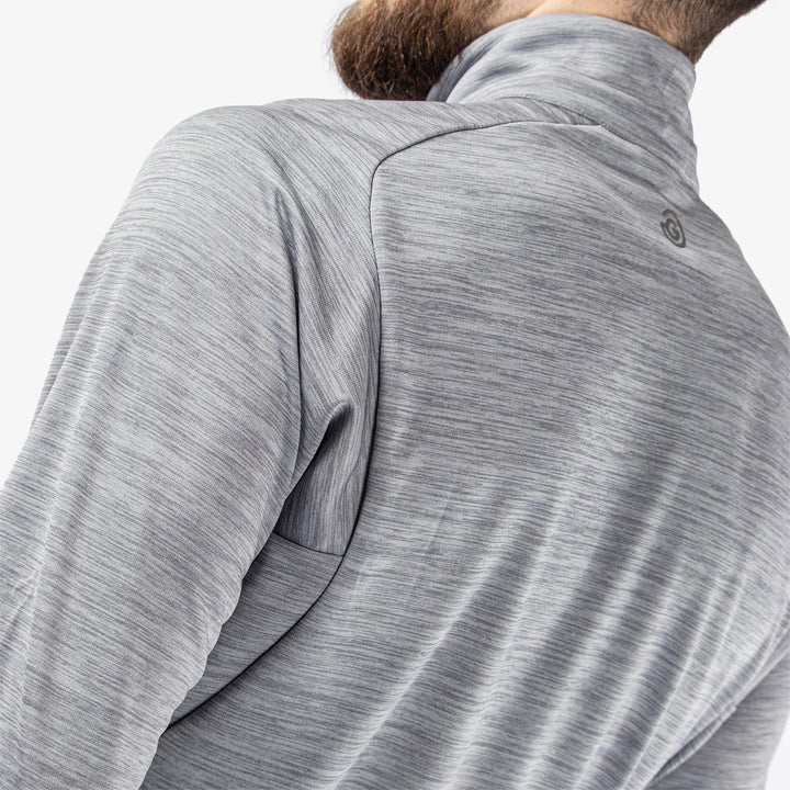 Dixon is a Insulating golf mid layer for Men in the color Light Grey(5)