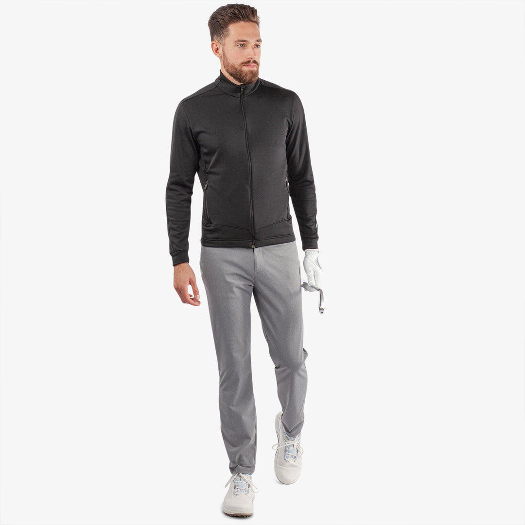 Dawson is a Insulating golf mid layer for Men in the color Black(2)