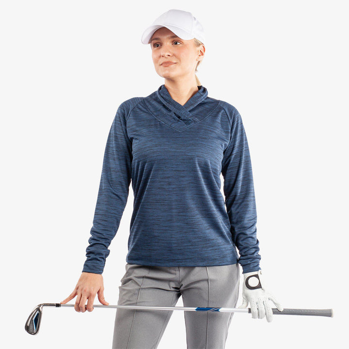 Dorali is a Insulating golf mid layer for Women in the color Navy(1)