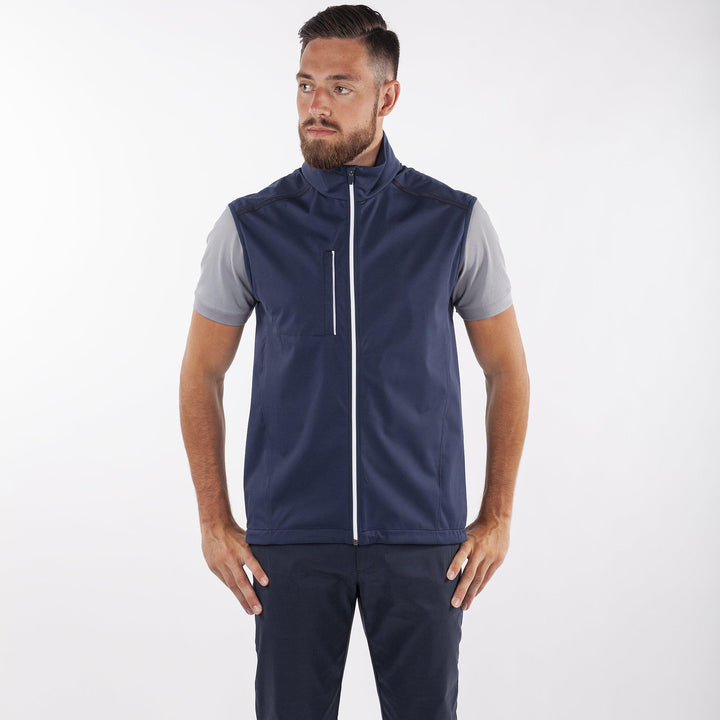 Lion is a Windproof and water repellent vest for Men in the color Navy(1)