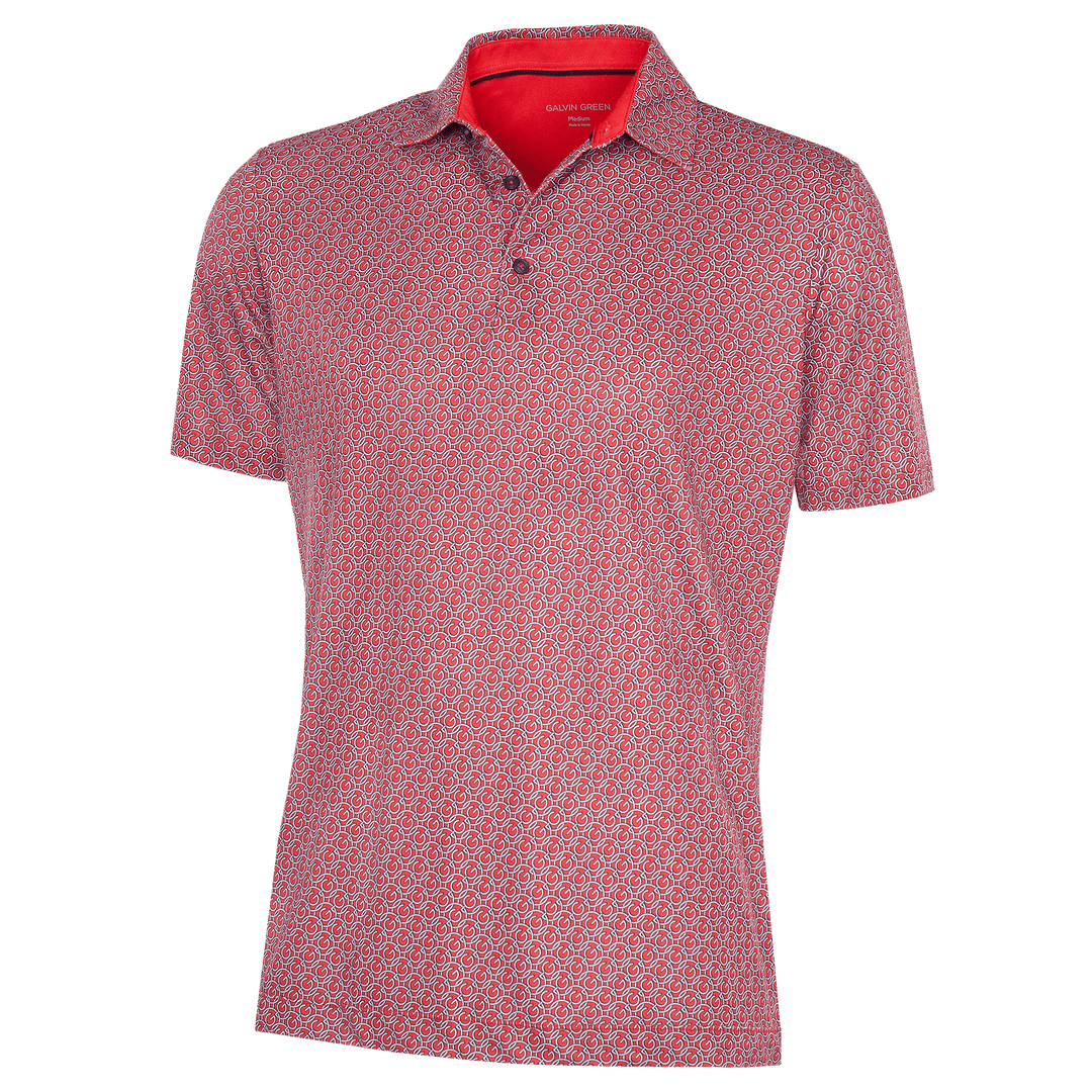 Mauro is a Breathable short sleeve shirt for Men in the color Red(0)