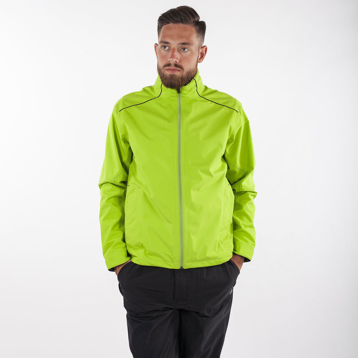 Alec is a Waterproof jacket for Men in the color Golf Green(1)
