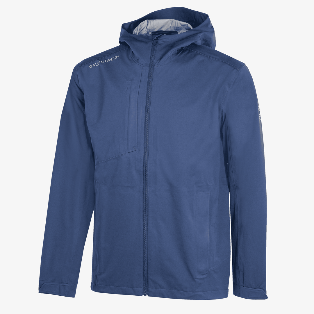 Amos is a Waterproof jacket for  in the color Blue(0)
