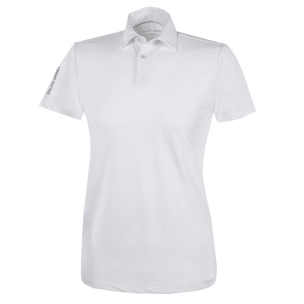 Ronny is a Breathable short sleeve shirt for Juniors in the color White(0)