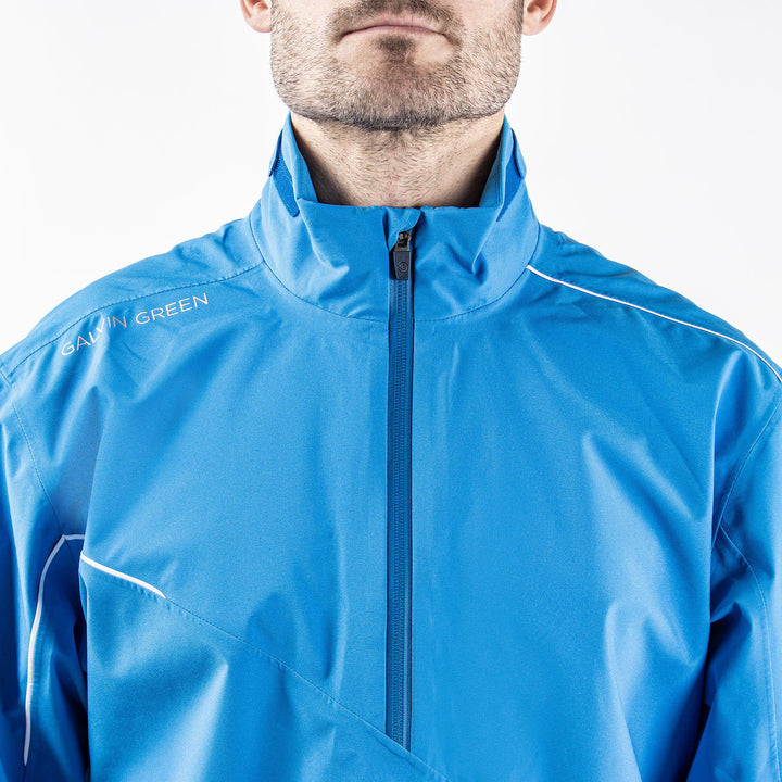 Aden is a Waterproof jacket for Men in the color Blue Bell(5)