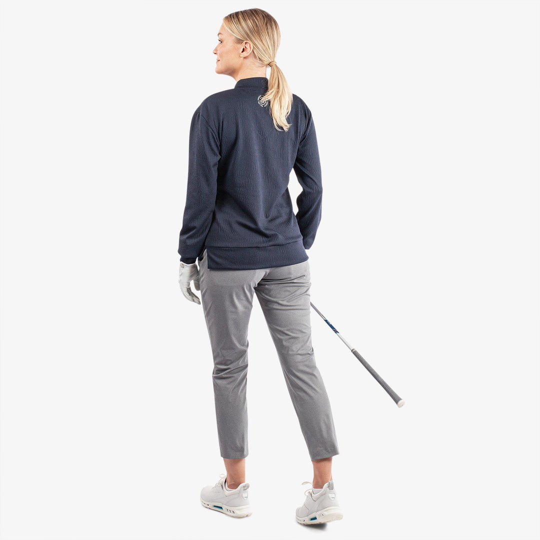 Donya is a Insulating golf mid layer for Women in the color Navy(8)