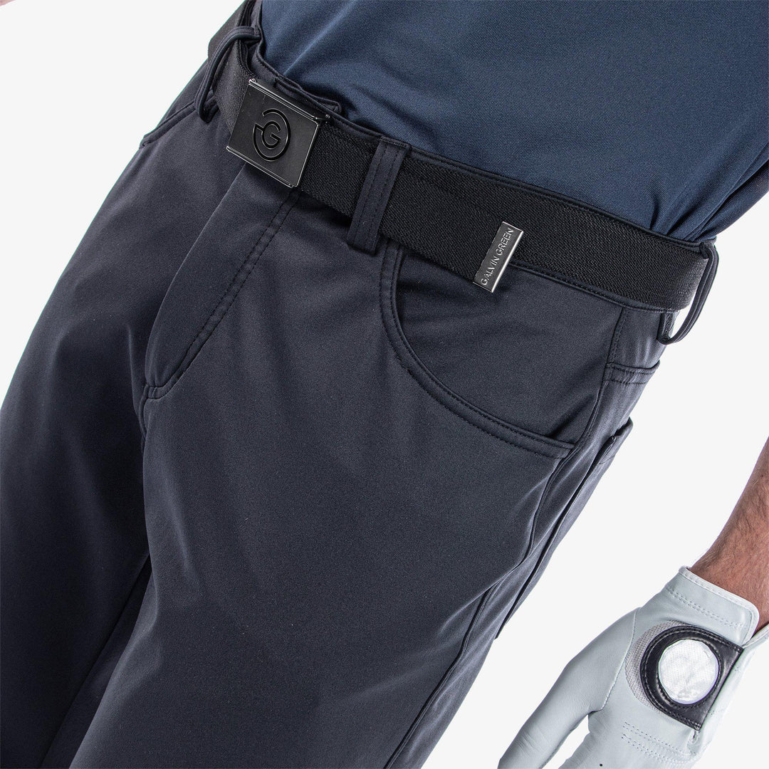 Lane is a Windproof and water repellent golf pants for Men in the color Navy(3)