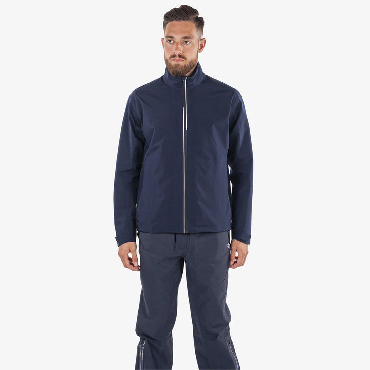 Arvin is a Waterproof jacket for Men in the color Navy/White(2)
