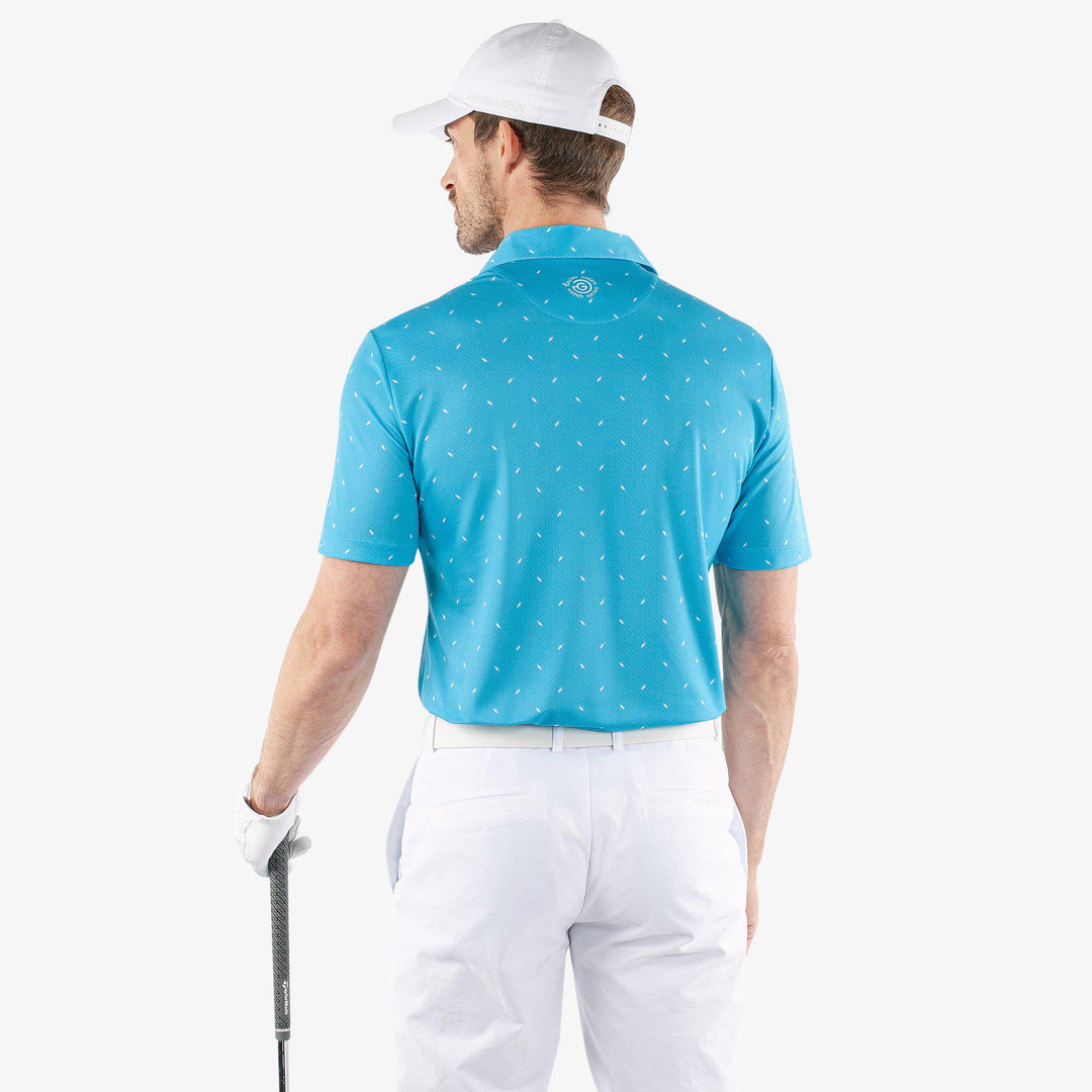 Miklos is a Breathable short sleeve shirt for  in the color Aqua(4)