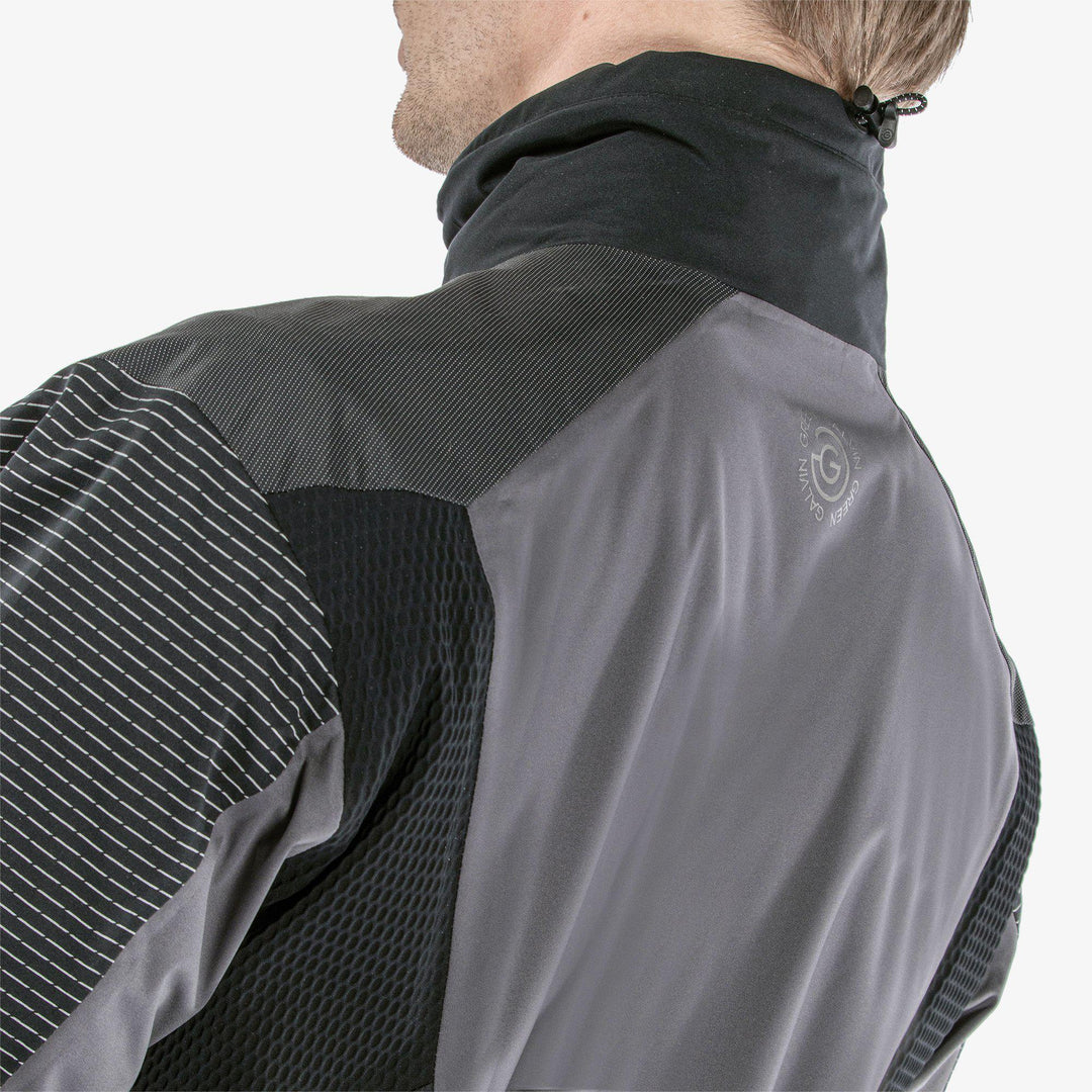 Alister is a Waterproof jacket for  in the color Forged Iron/Black (5)
