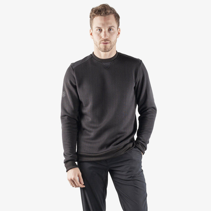 Harrison is a Insulating golf mid layer for Men in the color Black(1)