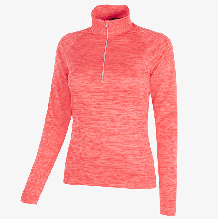 Dina is a Insulating golf mid layer for Women in the color Coral(0)