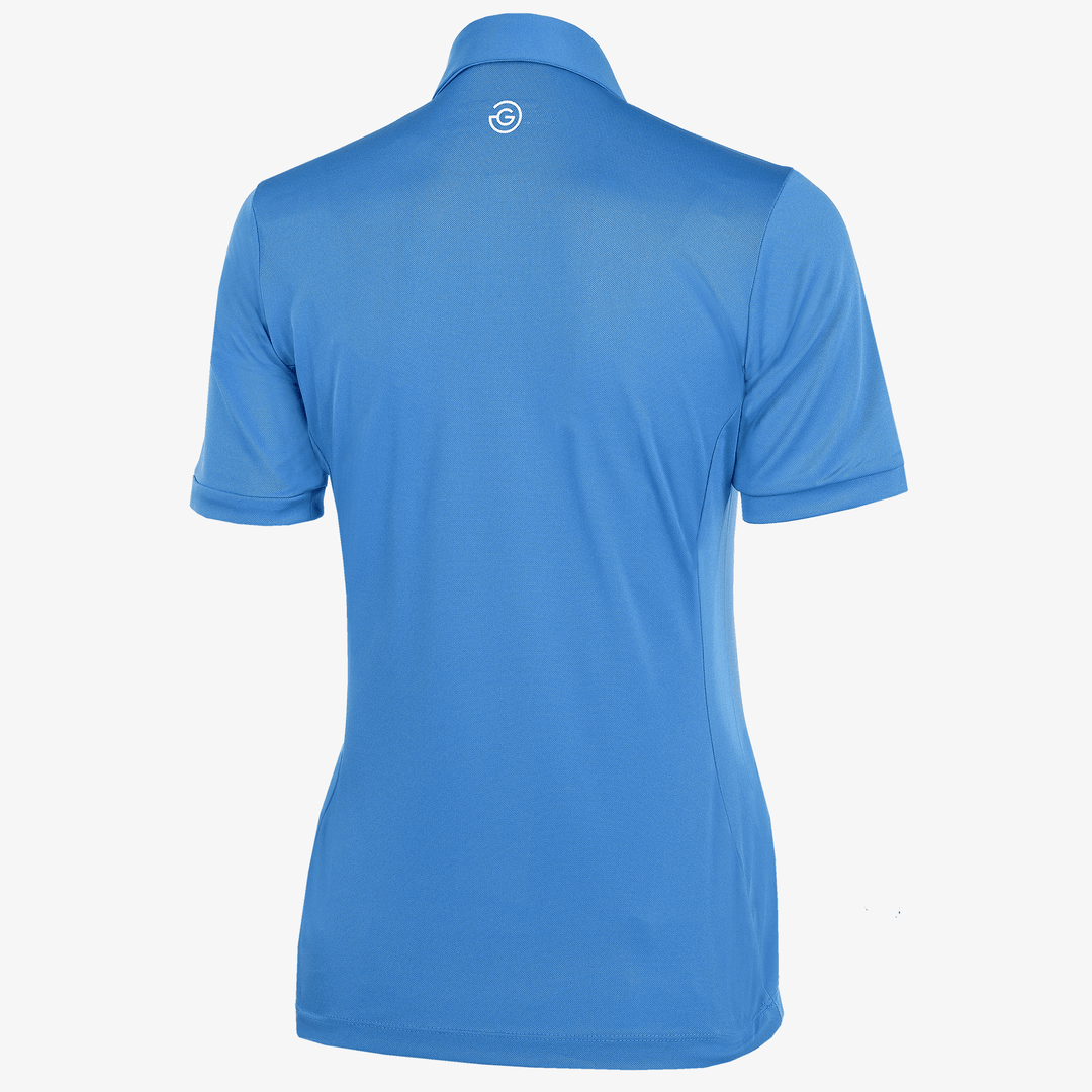 Melody is a Breathable short sleeve golf shirt for Women in the color Blue(8)