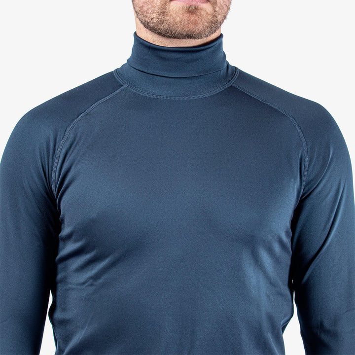 Edwin is a Thermal base layer golf top for Men in the color Navy/Blue Bell(4)