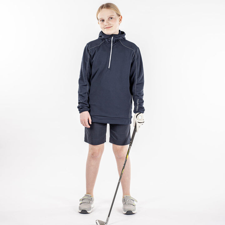 Rob is a Insulating golf sweatshirt for Juniors in the color Navy(2)