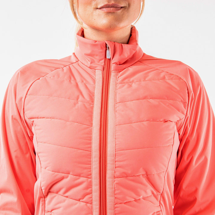 Lorelle is a Windproof and water repellent jacket for Women in the color Sugar Coral(5)