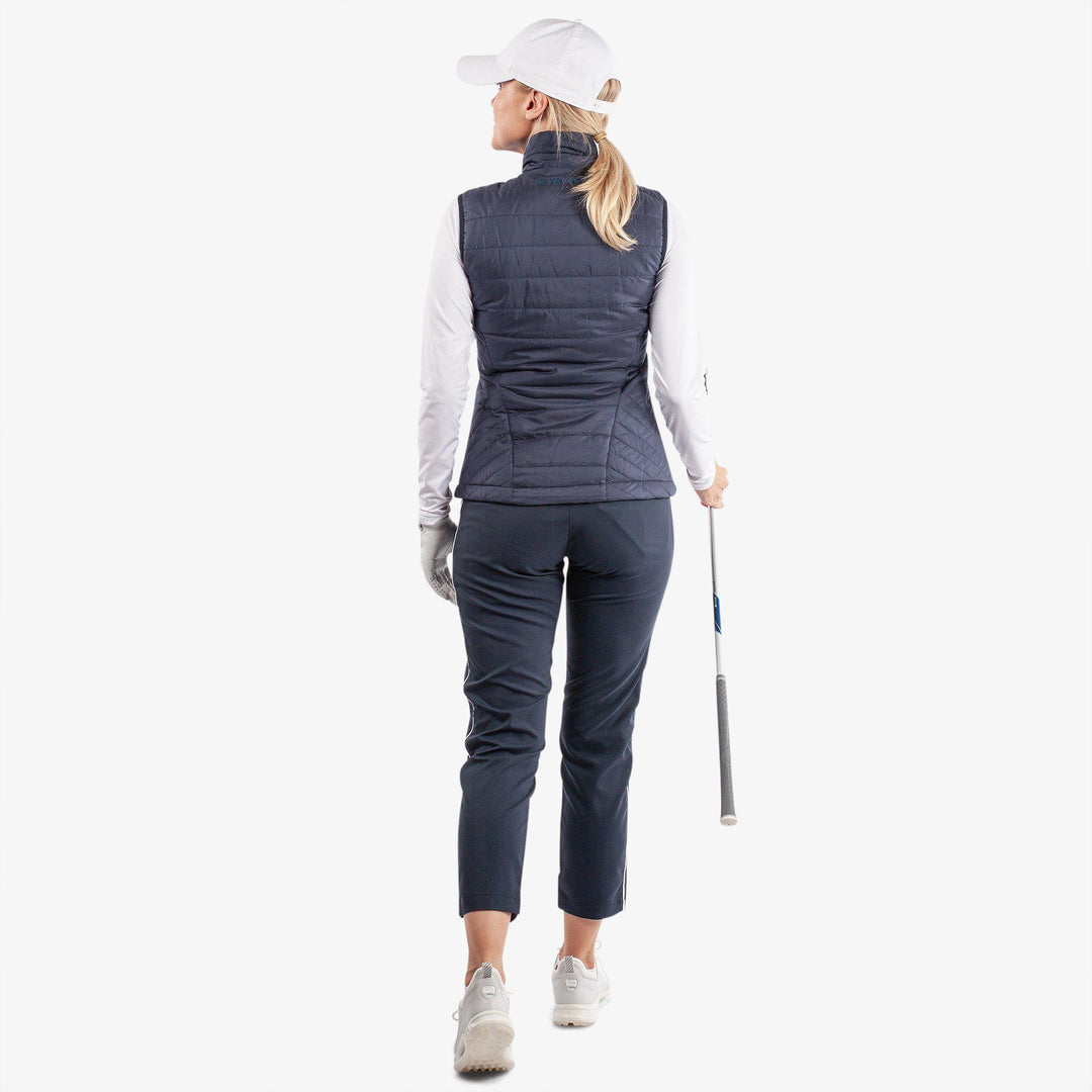 Lene is a Windproof and water repellent golf vest for Women in the color Navy(10)