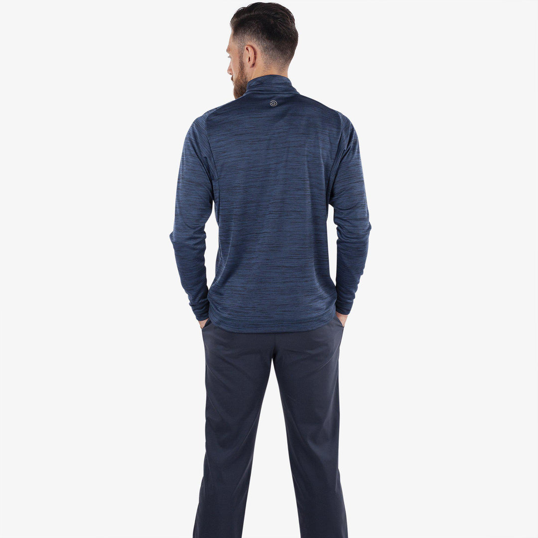Dixon is a Insulating golf mid layer for Men in the color Navy(5)
