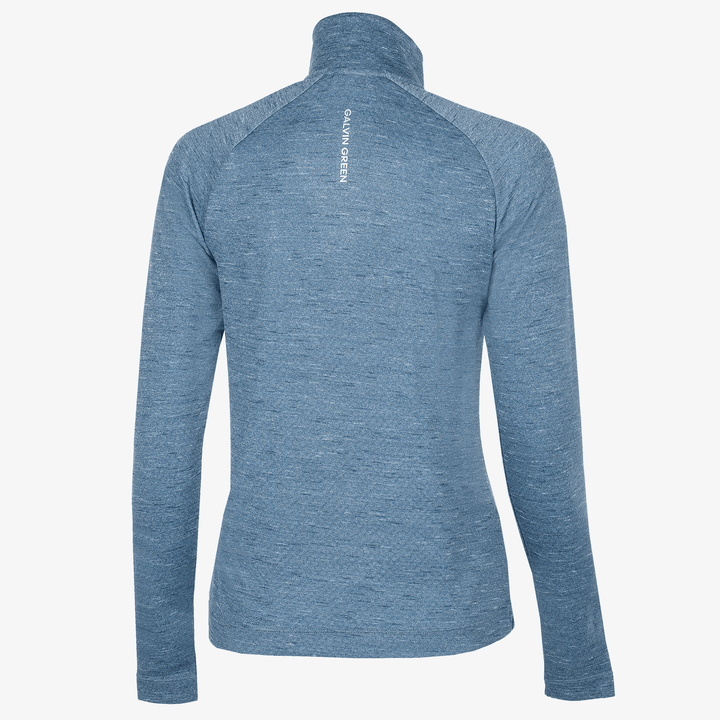 Diora is a Insulating golf mid layer for Women in the color Blue Melange (6)