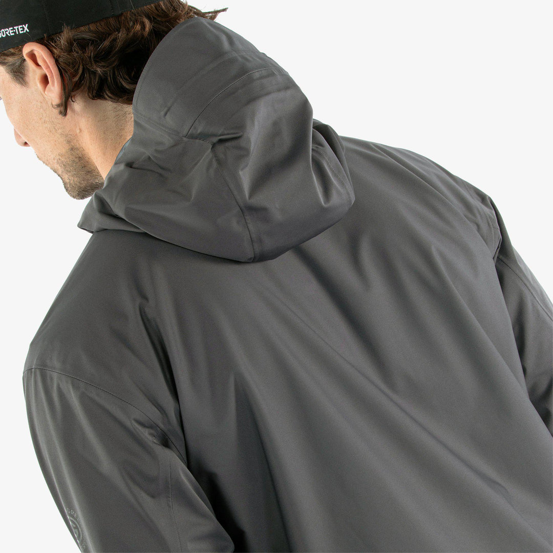 Amos is a Waterproof jacket for Men in the color Forged Iron(9)