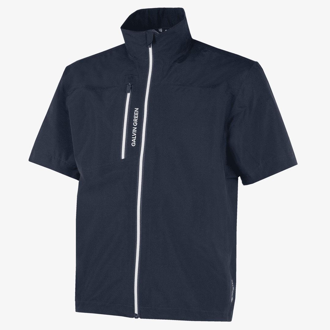 Axl is a Waterproof short sleeve jacket for Men in the color Navy/White(0)