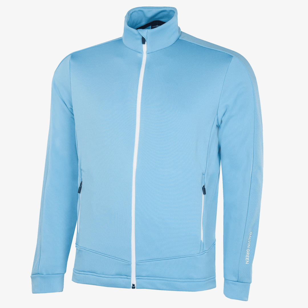 Dawson is a Insulating golf mid layer for Men in the color Alaskan Blue/White(0)