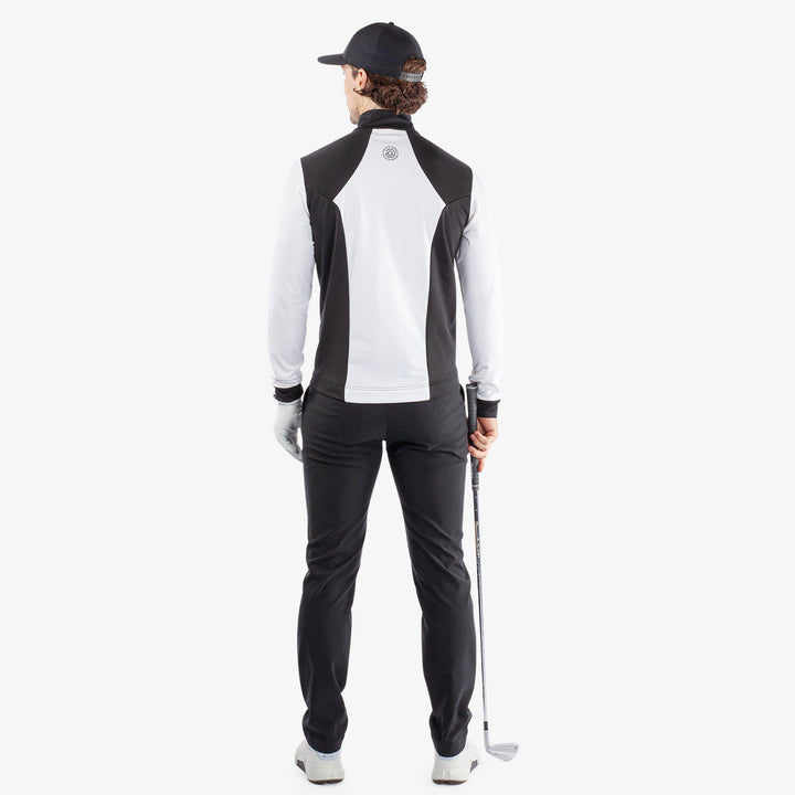 Dylan is a Insulating golf mid layer for Men in the color White/Black(7)