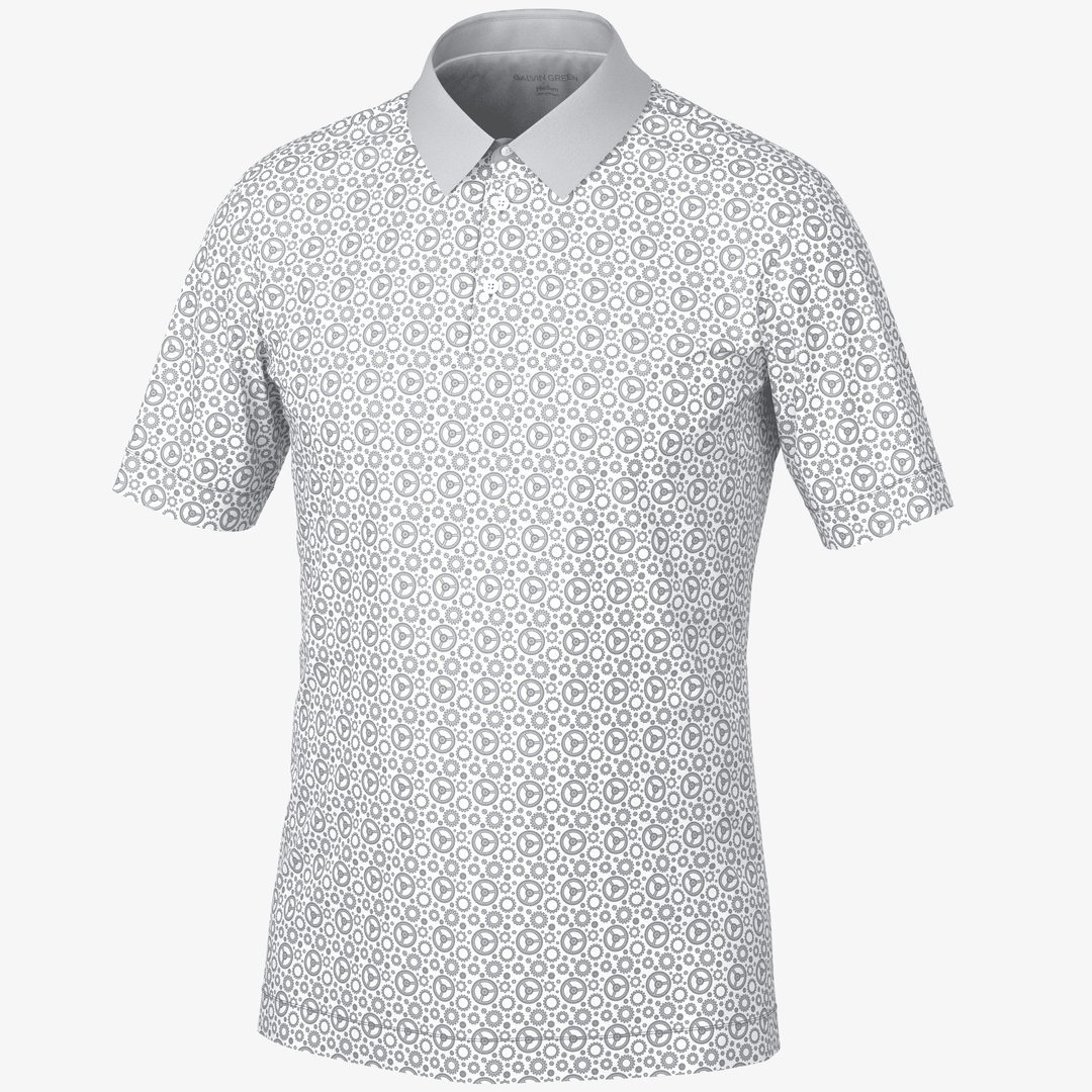 Miracle is a Breathable short sleeve shirt for  in the color White/Cool Grey(0)