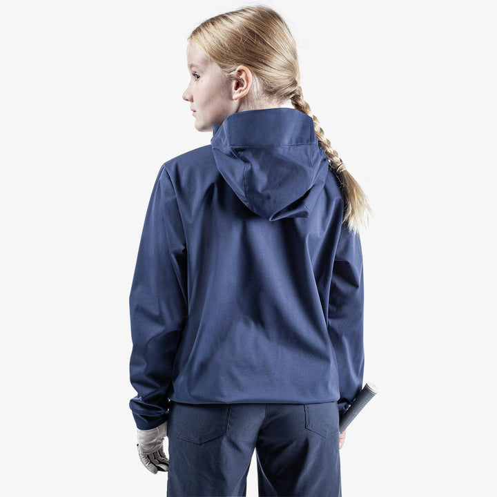 Rafael is a Windproof and water repellent golf jacket for Juniors in the color Navy(8)