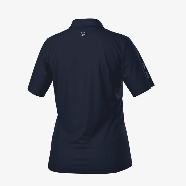 Melody is a Breathable short sleeve golf shirt for Women in the color Navy(8)