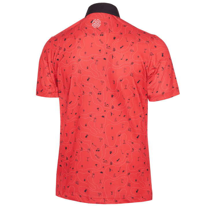 Miro is a Breathable short sleeve shirt for Men in the color Red(8)