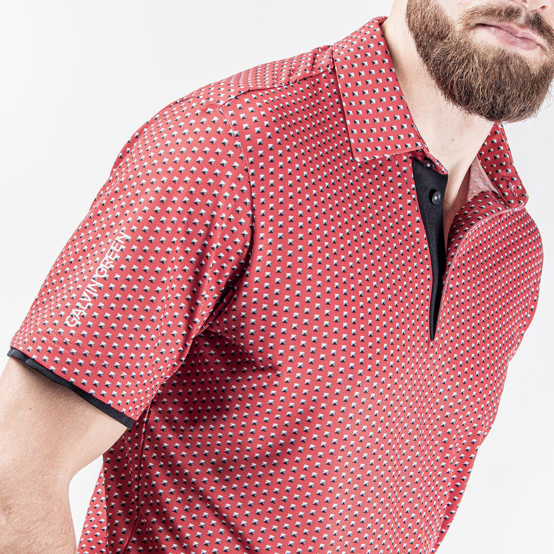 Mark is a Breathable short sleeve shirt for Men in the color Imaginary Red(3)