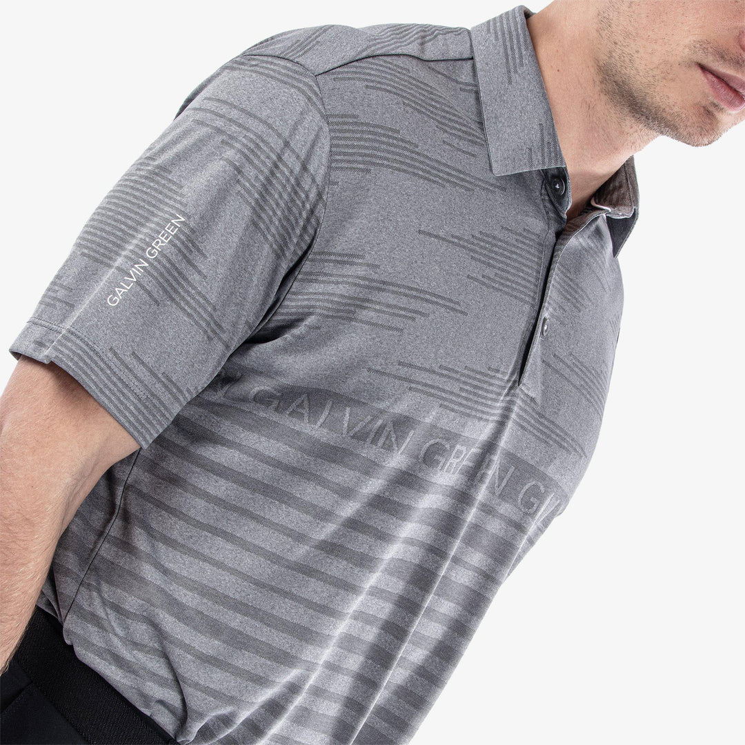 Maximus is a Breathable short sleeve shirt for  in the color Sharkskin(3)