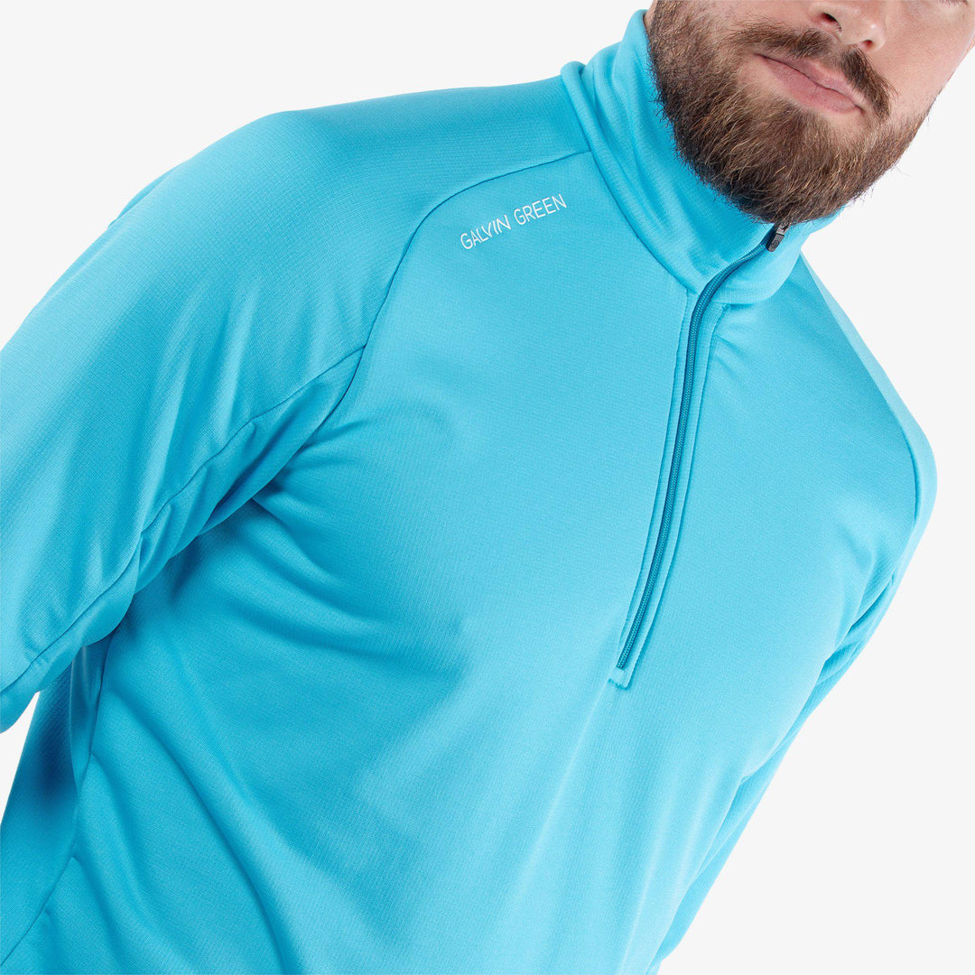 Drake is a Insulating mid layer for  in the color Aqua(3)