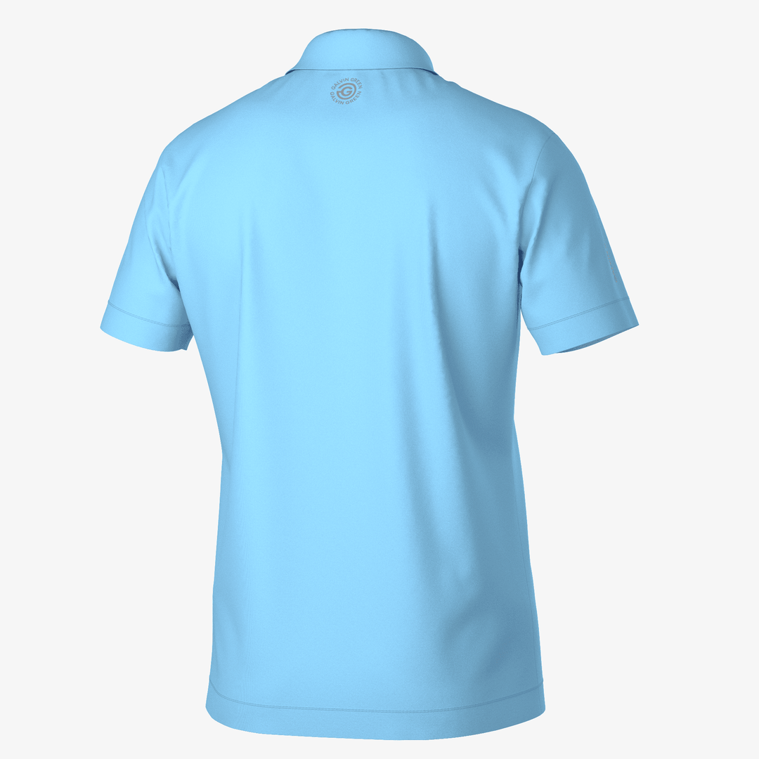Marcelo is a Breathable short sleeve golf shirt for Men in the color Alaskan Blue(8)